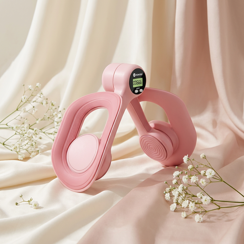 pink postpartum pelvic floor trainer