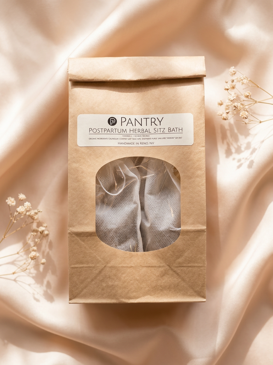 postpartum herbal sitz bath soak pouch